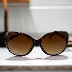 Oversized Brown Trendy Sunglasses